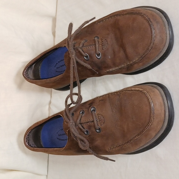 Merrell Nubuck Leather Oxfords - Picture 1 of 5